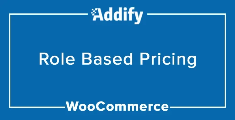 Role Based Pricing for WooCommerce