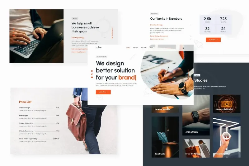 Roller – Creative Portfolio & Agency Elementor Template