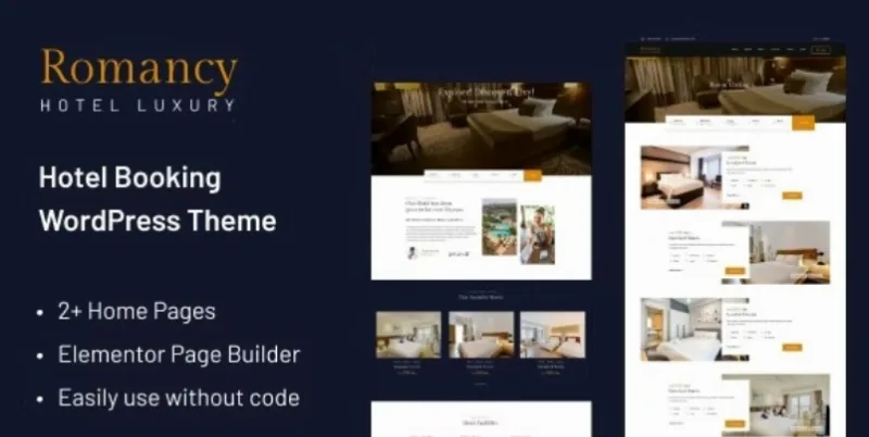 Romancy – Hotel Booking WordPress Theme