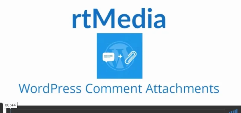 rtMedia WordPress Comment Attachments