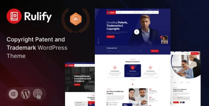 Rulify – Intellectual Property Consultancy Law Firm WordPress Theme