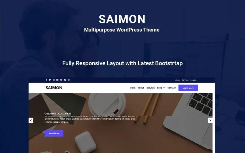 Saimon – Multipurpose WordPress Theme