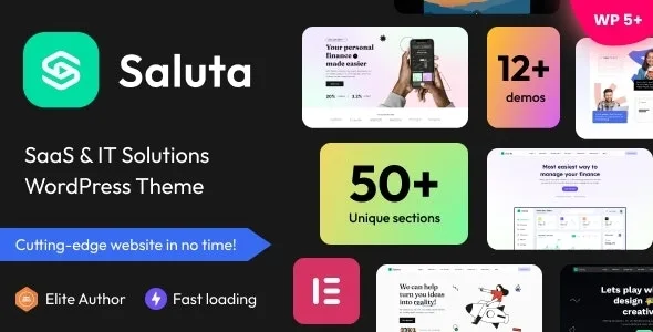 Saluta – SaaS & IT Solutions WordPress Theme