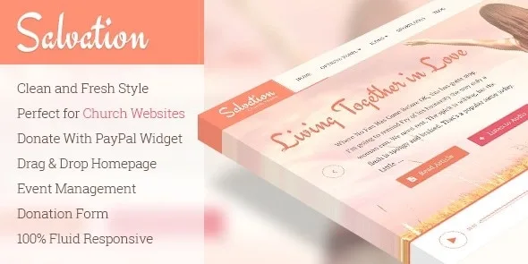 Salvation – Responsive Church WordPress Theme