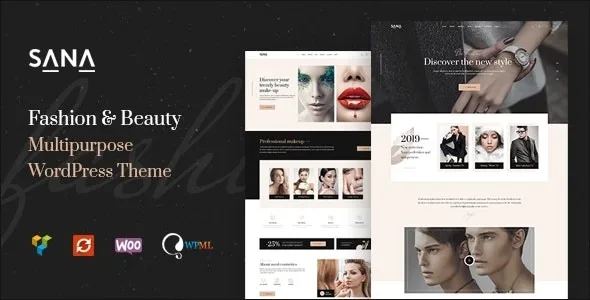 Sana – Fashion Stylist, Beauty Salon and Makeup Artist WordPress Theme