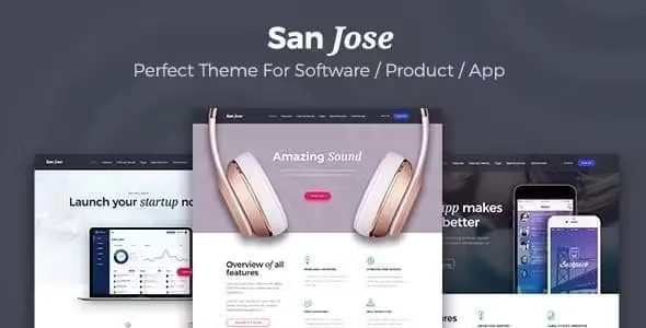 SanJose Landing Page Theme