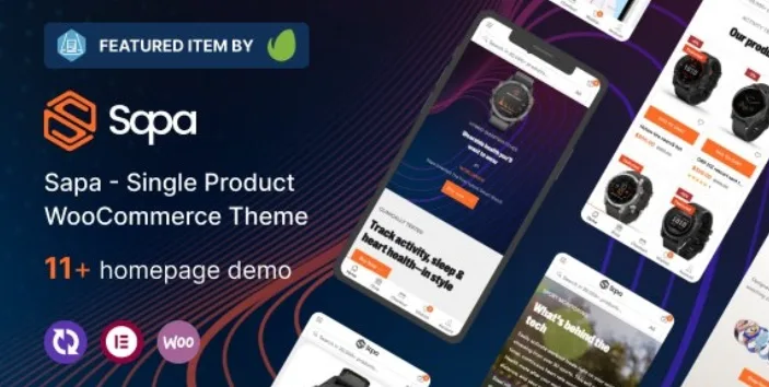 Sapa – Product Landing Page WooCommerce Theme