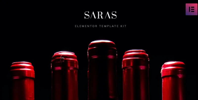 Saras – Wine Template