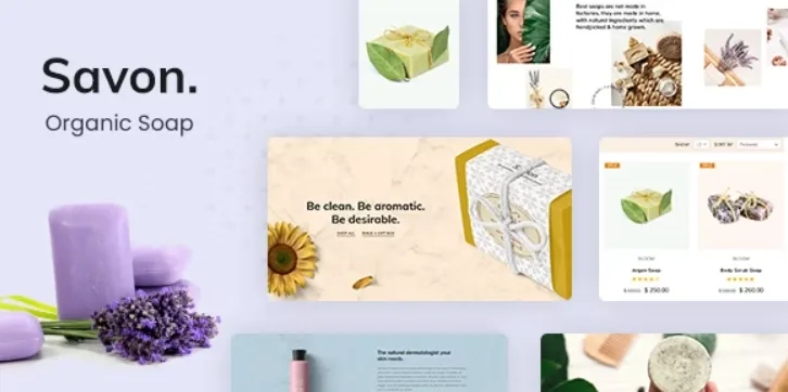 Savon – Handmade Shop WordPress Theme