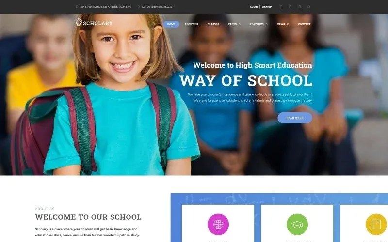 Scholary – Primary School WordPress Theme