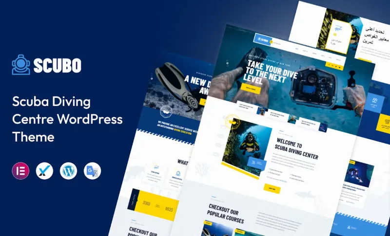 Scubo – Scuba Diving Centre WordPress Theme