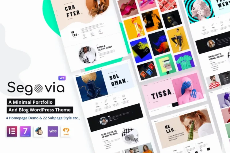 Segovia – A Minimal Portfolio And Blog Theme