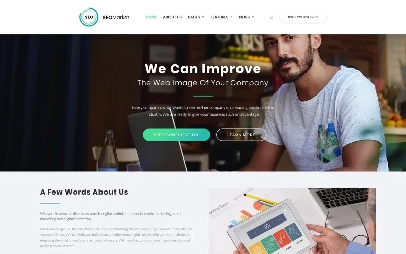 SEOMarket – SEO Website WordPress Theme
