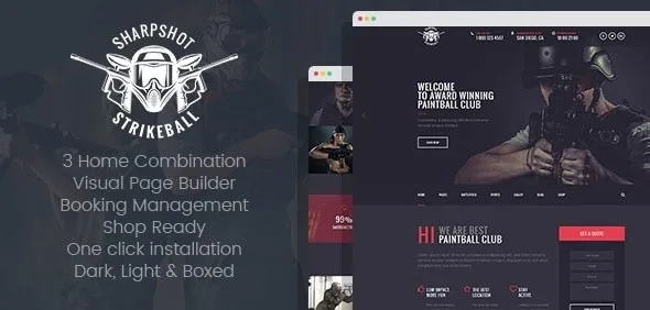 SharpShot – Responsive WordPress Theme