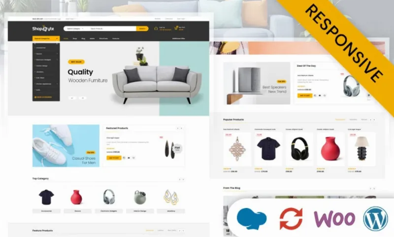 ShopByte – Mega Store WooCommerce Responsive Theme