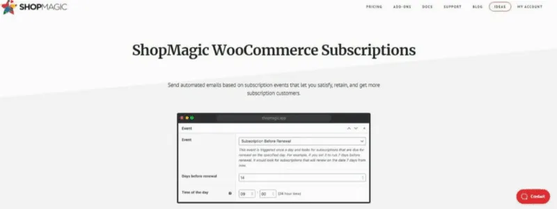 ShopMagic for WooCommerce Subscriptions