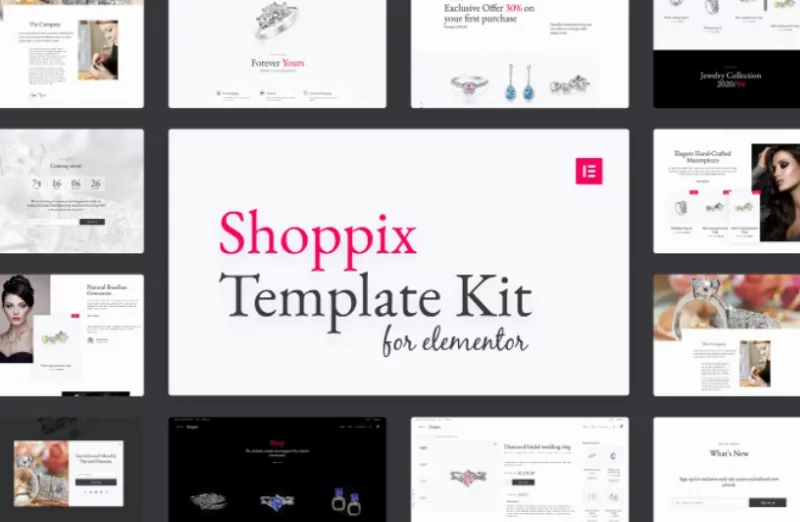 Shoppix – Jewellery Shop Elementor Template