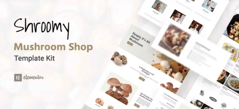 Shroomy – Mushroom Shop Elementor Template