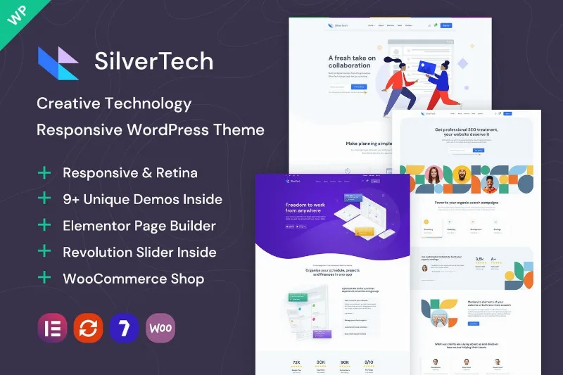 Silvertech – Creative WordPress Theme