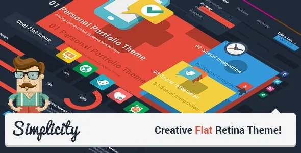 Simplicity – Creative Flat Retina Theme