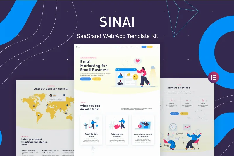 Sinai – SaaS and Web App Template