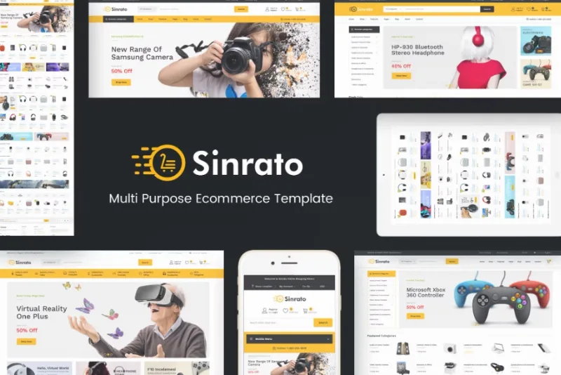 Sinrato – Electronics Theme for WordPress
