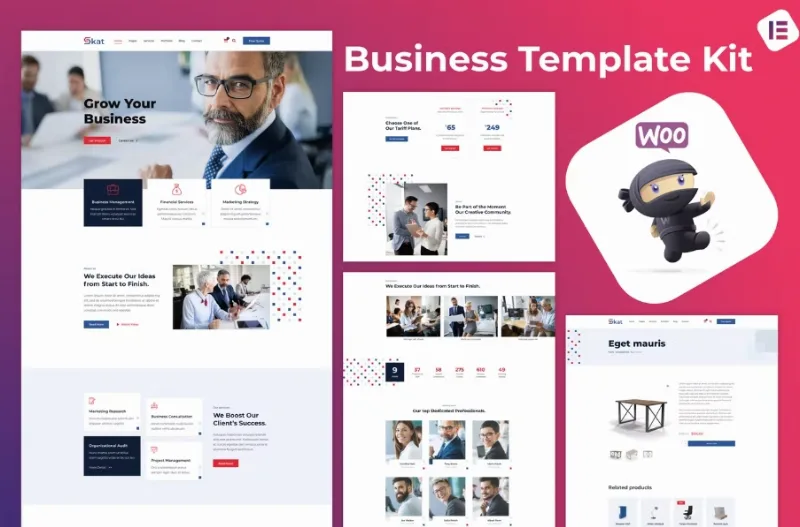 Skat — Corporate & Business Elementor Template