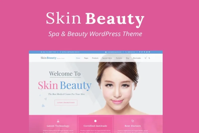 Skin Beauty – Beauty | Spa | Salon WordPress Theme