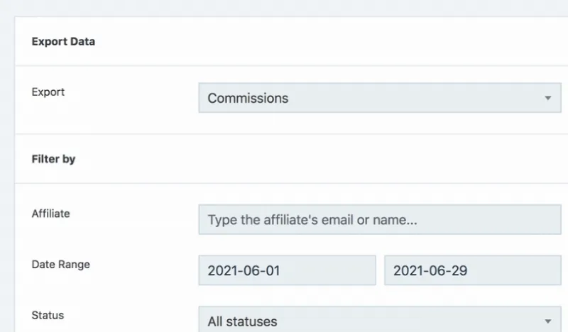 SliceWP Add-On - Import Export