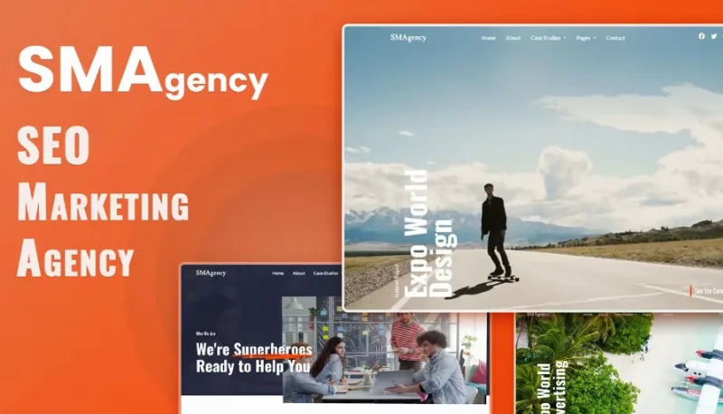 SMAgency – SEO Marketing Agency Elementor Template