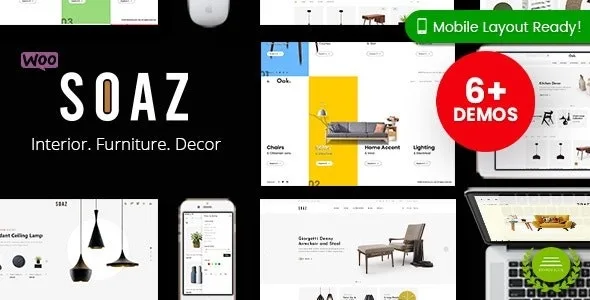 Soaz – Furniture Store WooCommerce WordPress Theme (Mobile Layout Ready)