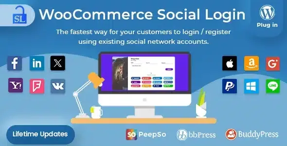 Social Login - WordPress / WooCommerce Plugin