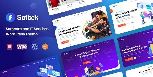 Softek Software and IT Solutions Theme