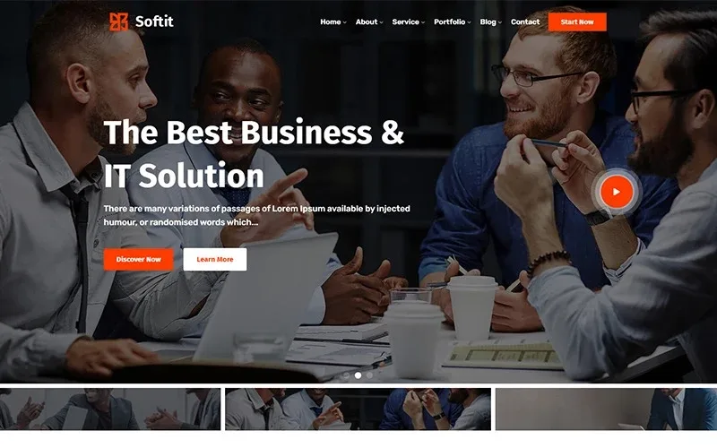 Softit – IT Solution Services and Technology WordPress Theme