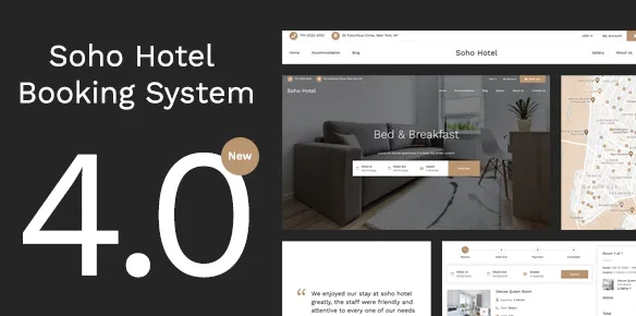 Soho Hotel Booking Calendar