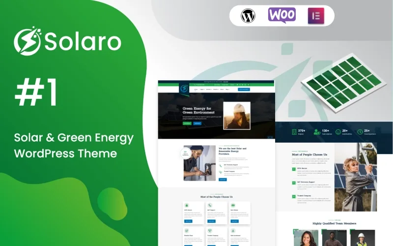 Solaro – Solar and Green Energy WordPress Theme