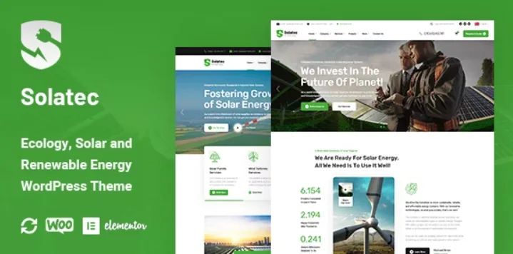 Solatec – Ecology & Solar Energy WordPress Theme