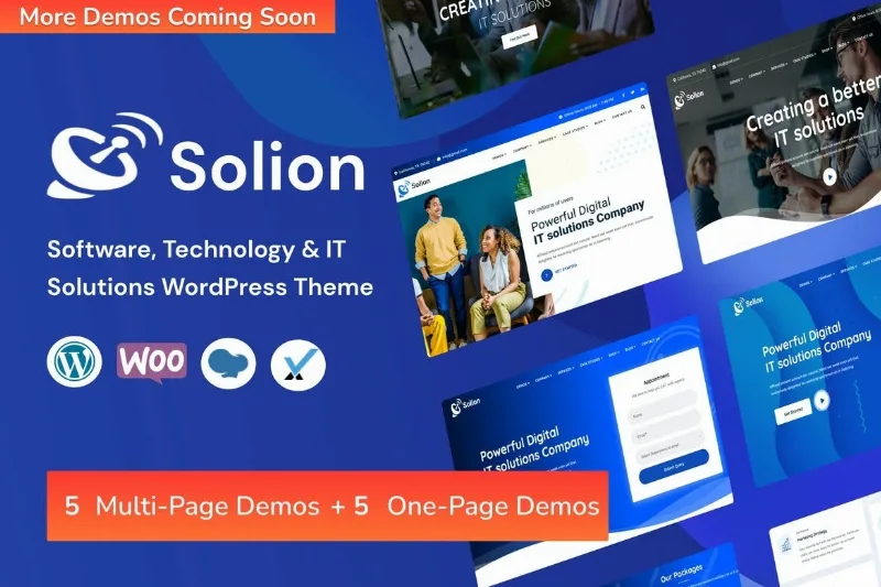 Solion – Technology & IT Solutions WordPress Theme