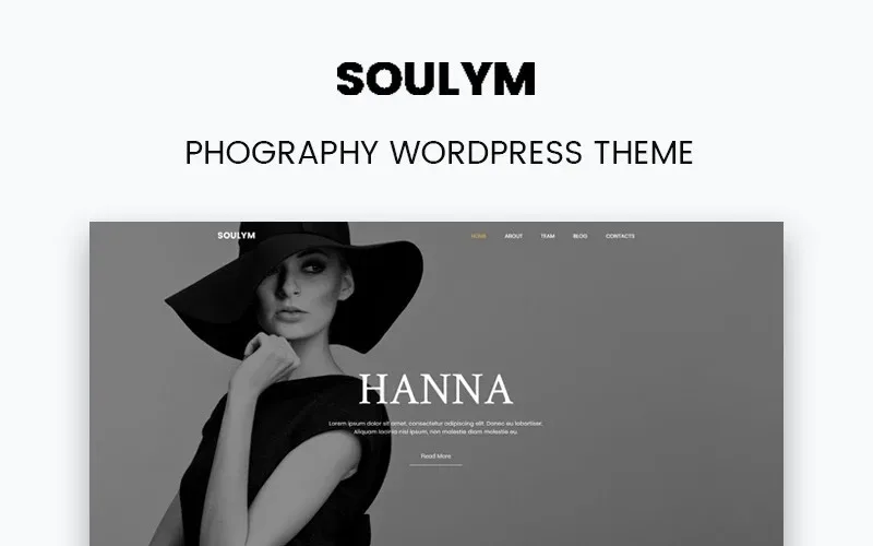 Soulym – Photography Multipurpose Modern WordPress Elementor Theme WordPress Theme