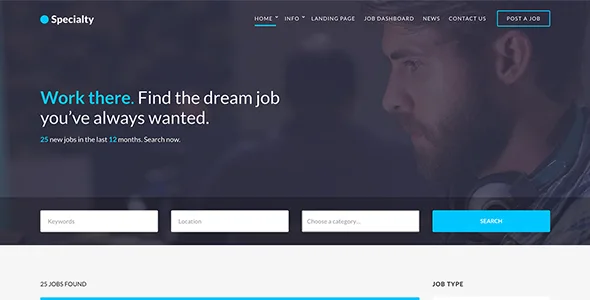 Specialty WordPress Theme
