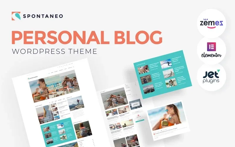 Spontaneo – Personal Travel Blog WordPress Theme