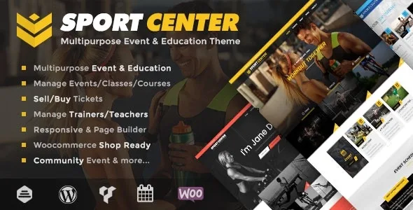 Sport Center – Multipurpose Events & Education WordPress Theme