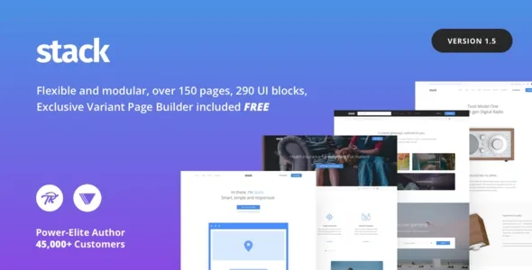 Stack – Multi-Purpose WordPress Theme with Variant Page Builder & Visual Composer