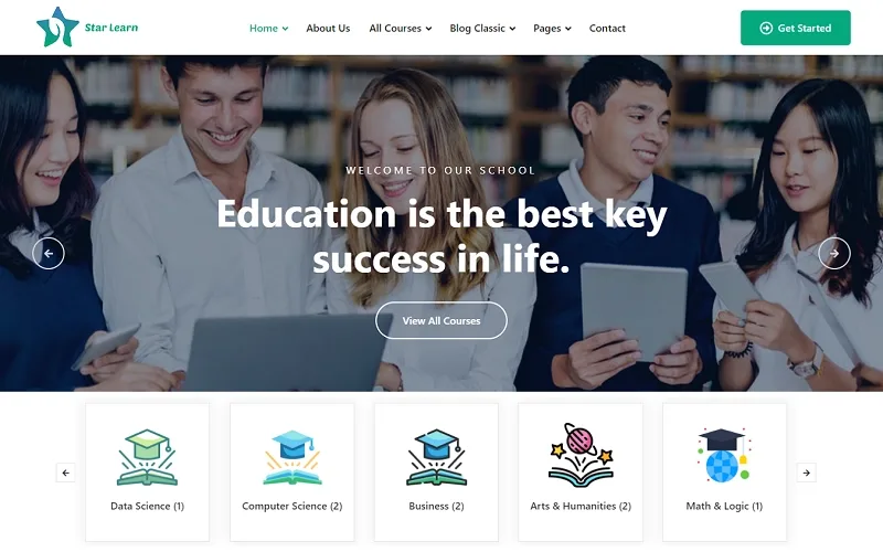 Star Learn – Educational and Online Course WordPress Theme