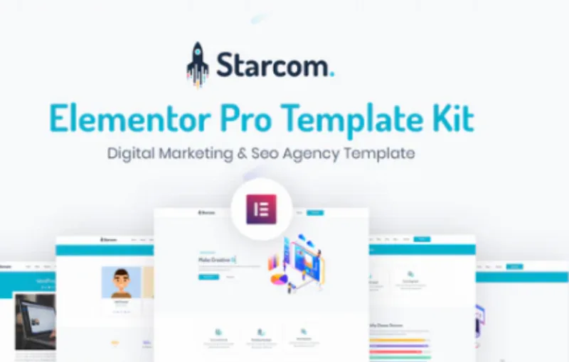 Starcom – Saas & Startup Template