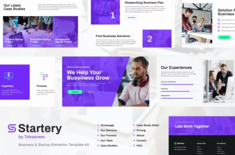 Startery | SaaS & Startup Elementor Template