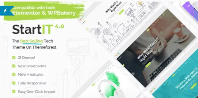 Startit – A Fresh Startup Business Theme