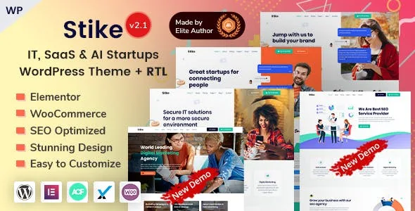 Stike2.1–ElementorITStartupsTheme