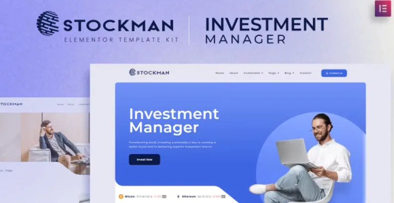 Stockmen – Investment Manager Template