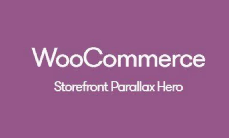 Storefront Parallax Hero